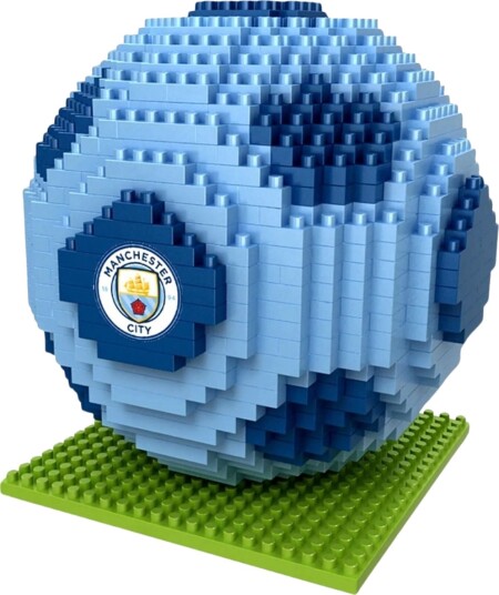 BRXLZ 3D Byggesett Fotball Manchester City for Kreativ Utsmykning