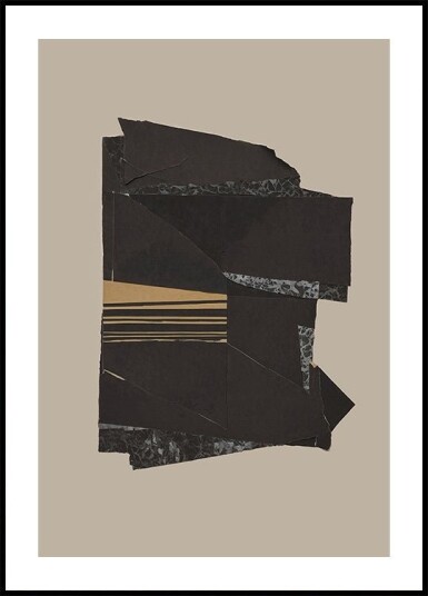 Fragmented Layers Plakat / 30x40cm