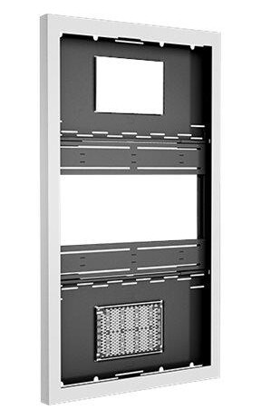 Chief LW Series Impact On-Wall Kiosk - Portrait innhegning - for LCD-skjerm - hvit