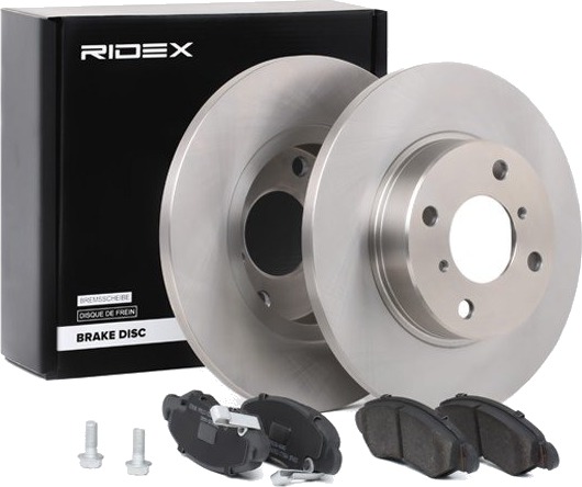 RIDEX 3405B0104 Bremseskiver og -klosser