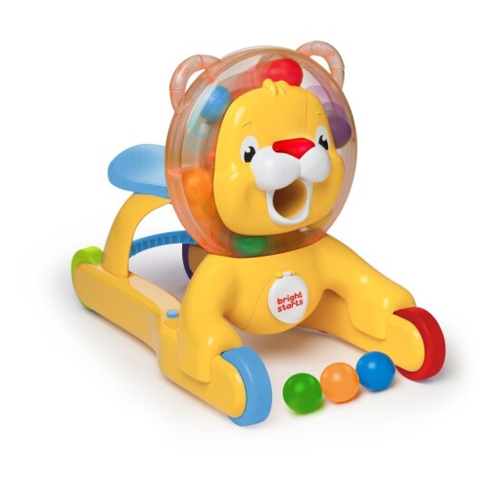Bright Starts 3-in-1 Step n Ride Lion lær-å-gå løve med lys og lyd