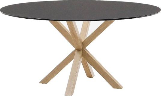 Kave Home Spisebord argo Svart