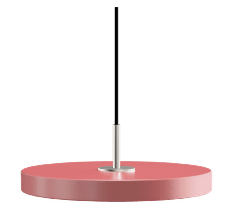 Umage Asteria Plus Mini Taklampe Shade Rose/Steel Umage Asteria Plus Mini Taklampe Shade Rose/Steel