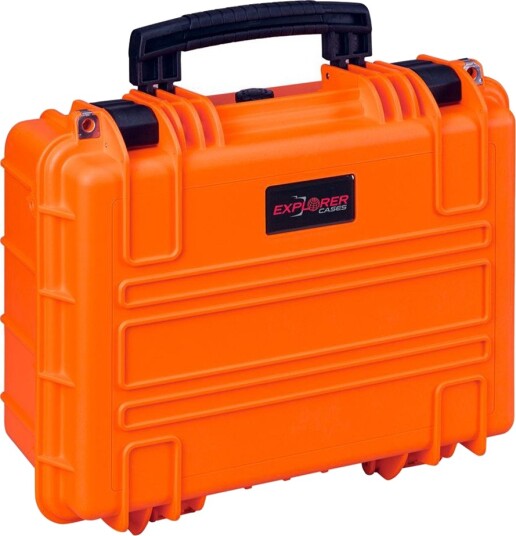 EXPLORER 3818 HL/WS flightcase med skuminnlegg - 380x270x180mm - Oransje EXPLORER 3818 HL/WS flightcase med skuminnlegg - 380x270x180mm - Oransje