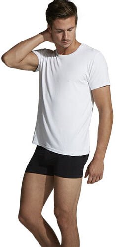 Boody Men´s Crew Neck T-shirt Hvid   Str. M