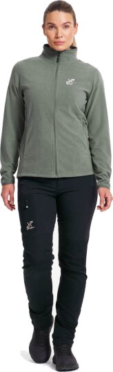 Revolutionrace Dame Overdeler Fleece & midlayers Hiker Full zip Fleece Dame Balsam Green 3XL