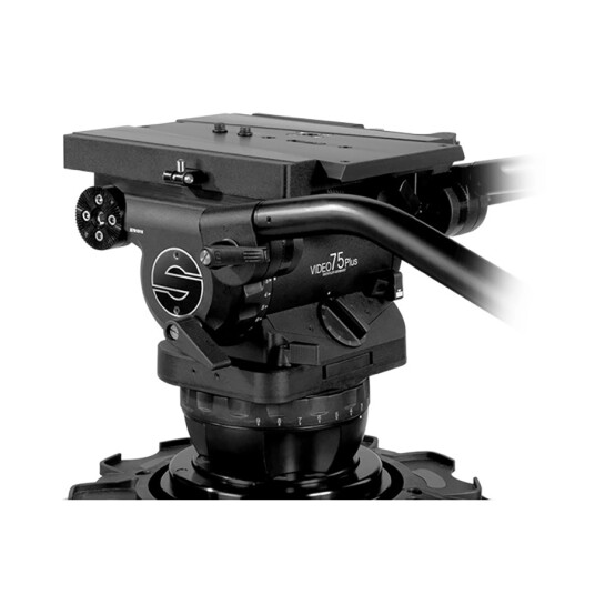 Sachtler Video 75 Plus Studio Fluid Head Vidohode 12-85kg Flat Base