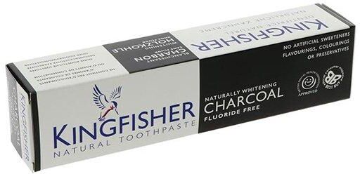 Fragaia.no Kingfisher charcoal/kull tannkrem u/fluor 100 ml