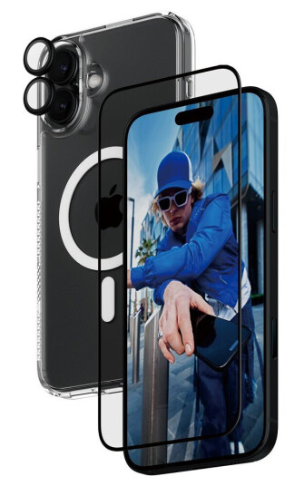 PanzerGlass 3-i-1 Beskyttelsespakke for iPhone 16 Plus - Ripebestandig og Sjokkresistent