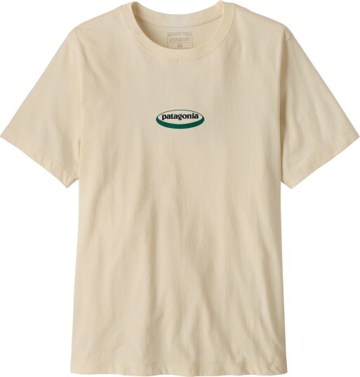 Patagonia Men"s "95 Oval Logo T Shirt Undyed Natural S