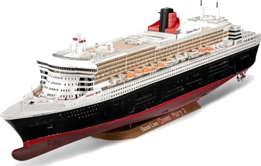 Revell Queen Mary 2 Modellskipe Byggesett - 1:400 - 550 Deler