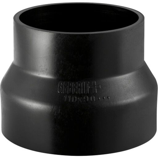 Geberit Konsentrisk Reduksjon PE-HD 110x56 mm for Overvanns- og Drensrør