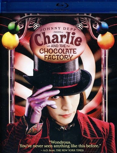 Charlie & The Chocolate Factory Bluray Charlie & The Chocolate Factory Bluray