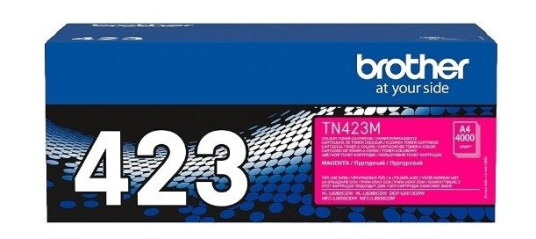 Brother TN 423 M Lasertoner - TN423M Original - Magenta 4000 sider Brother TN 423 M Lasertoner - TN423M Original - Magenta 4000 sider
