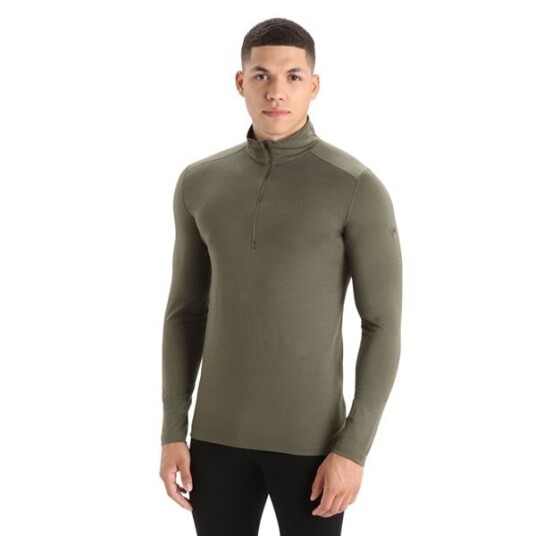 Icebreaker M 200 Oasis LS Half Zip Loden XXL