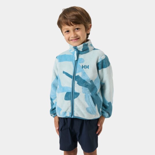Helly Hansen Kids' Chill Fleece Jacket Blå 110 Helly Hansen Kids' Chill Fleece Jacket Blå 110