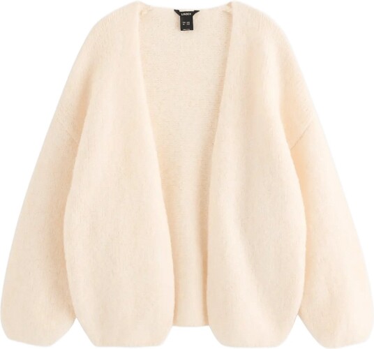 Lindex Knitted Cardigan Cream M/L