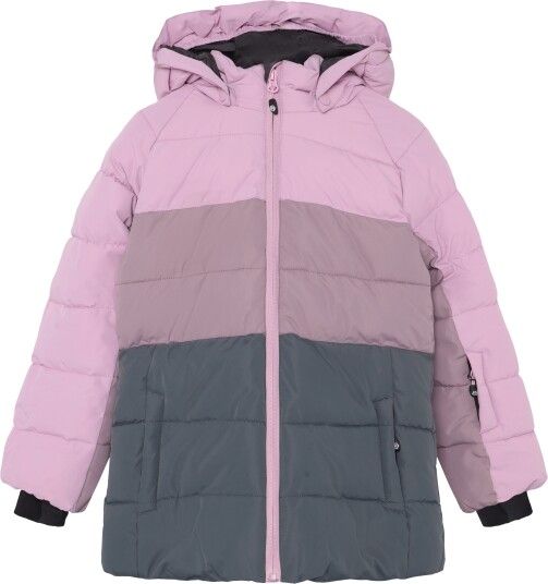 Color Kids Ski Jacket quilt & Colorblock Mauve Mist 164 Color Kids Ski Jacket quilt & Colorblock Mauve Mist 164