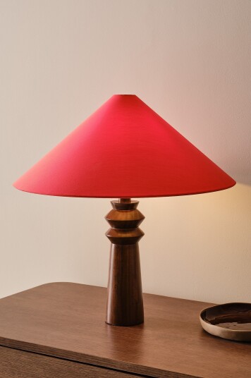 Jotex SCILLA lampeskjerm ø 50 cm Rød 2116035020