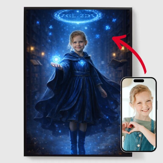 Namly Design Personalisert Plakat Den Lille Trollmannen AI Plakat POSTERD7RALV