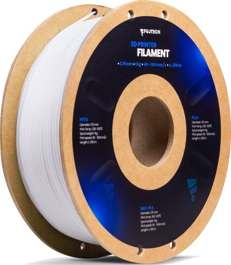 Fujtech PETG Filament Hvit 1.75 mm