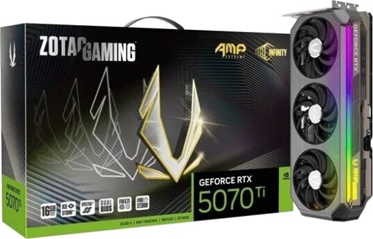ZOTAC GeForce RTX 5070 Ti AMP Extreme Infinity 16GB GDDR7 Grafikkort