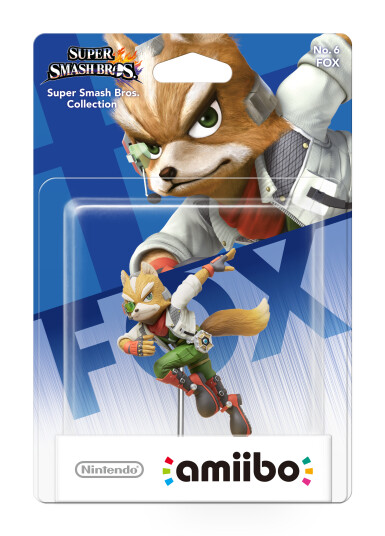 Nintendo Amiibo Figurine Fox McCloud Super Smash Bros