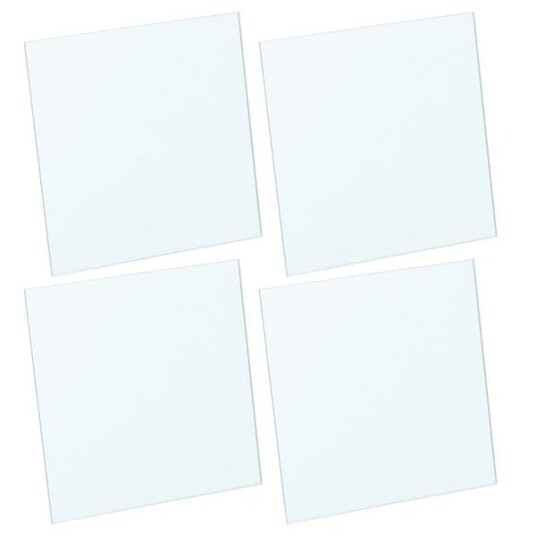 Speil Selvheftende 22x22cm 4-pk