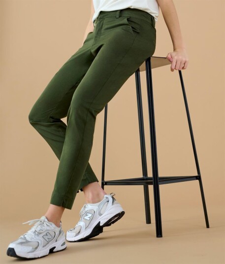 Kaffe Clothing Kaffe Lea Chino Pant Gronn 38