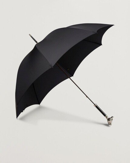 Fox Umbrellas Silver Fox Umbrella Black
