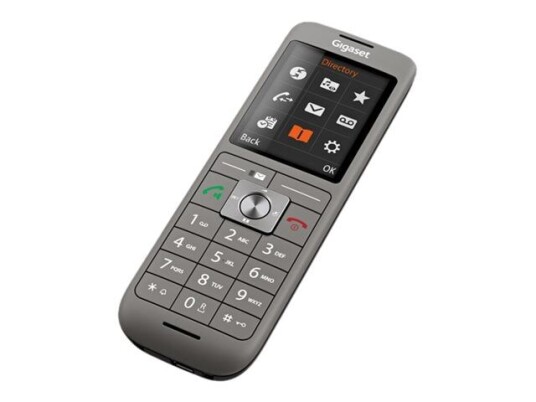 Siemens Gigaset CL660HX - Trådløst ekstra håndsett med anrops-ID - DECTGAP - svart, antrasitt Siemens Gigaset CL660HX - Trådløst ekstra håndsett med anrops-ID - DECTGAP - svart, antrasitt