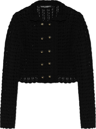 Dolce & Gabbana Dame Strikkevarer Svart S,