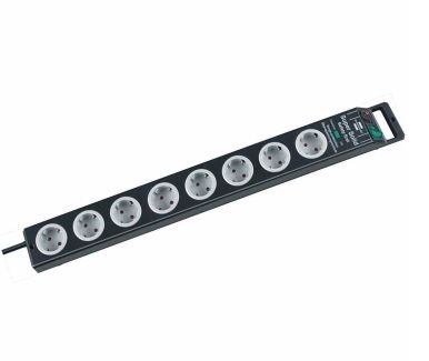 BRENNENSTUHL Super-Solid surge protection 13.500 A 8-way black 2,5 m H05VV-F 3G1,5