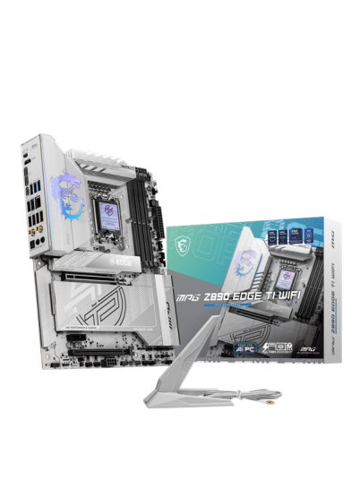 MSI MPG Z890 EDGE TI ATX Hovedkort med WiFi 7 og DDR5 MSI MPG Z890 EDGE TI ATX Hovedkort med WiFi 7 og DDR5