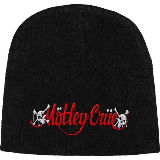 Mötley Crüe Motley Crue Unisex Beanie Hat: Dr Feelgood Logo Black