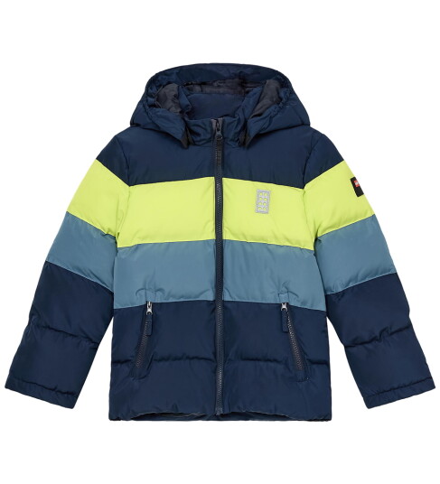 LEGO® Wear Polstret Jakke LWJipe 705 Navy/Blå/GuLEGO® Wear 8 år 128 Dunjakke