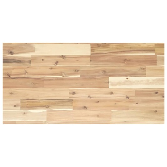 Plate til baderomsskap ubehandlet 60x40x2 cm heltre akasie Plate til baderomsskap ubehandlet 60x40x2 cm heltre akasie