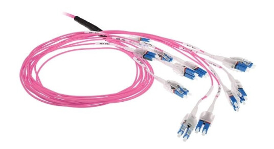 Act 3 Meter Multimode 50/125 Om4 Preterm Fiber Cable 24F Lc Polarity Twist (Dc5500)