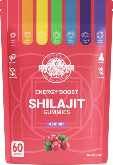 Sevital Shilajit Gummies 60 stk