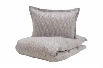 Turiform sengetøy - 140x220 cm - Forma black - Sengesett i 100% bomullssateng