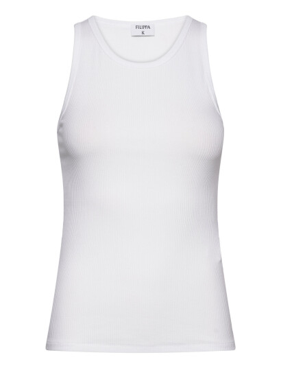 Filippa K Fine Rib Tank White L