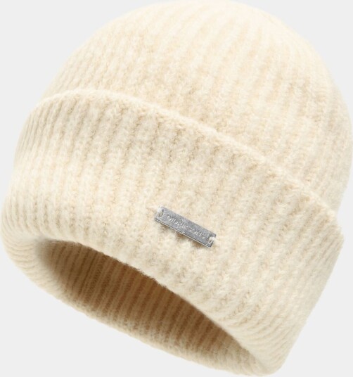 Didriksons Malin Ribbestrikket Lue Off White Dame