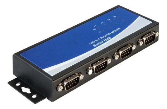 DeLOCK USB 2.0 adapter for 4 x Serial ports RS-422/485, black