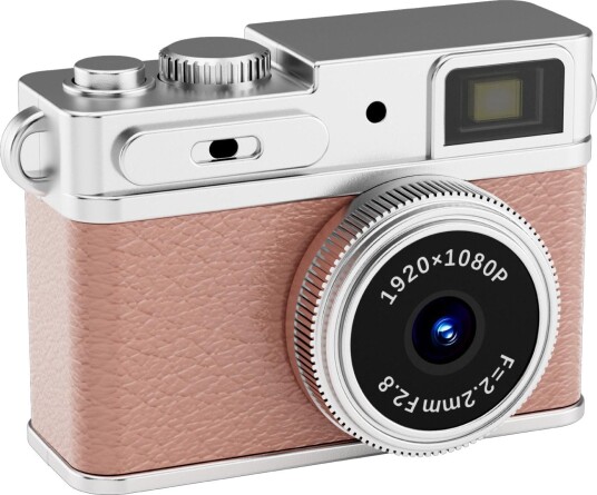 Denver DMC-1203RO Mini Digitalkamera - 0,3 MP CMOS-sensor, 1920x1080 video - Rosa