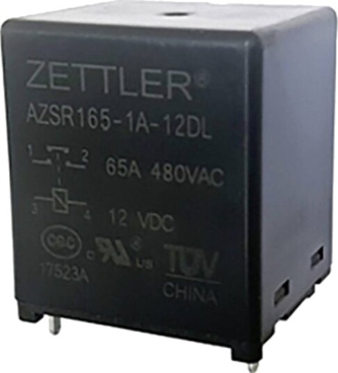 Zettler Electronics Printrelé 24 V/Dc 80 A 1 Skiftekontakt 1 Stk