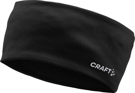 Craft   Pannebånd Windblock Fleece Headband 2   Svart