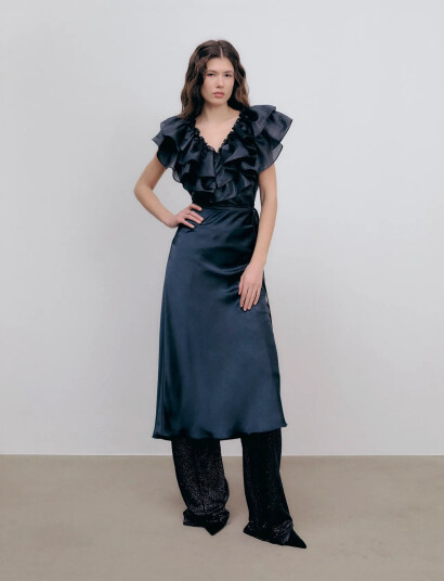 Ida Sjöstedt Cat Skirt   Navy   34