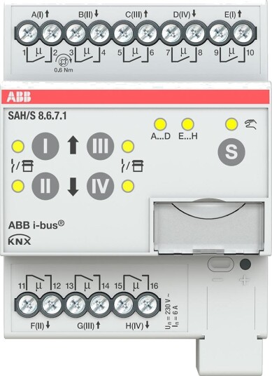 Abb Kombiaktuator 2Cdg110244R0011 230 v, 6 A Antall Utganger: 8