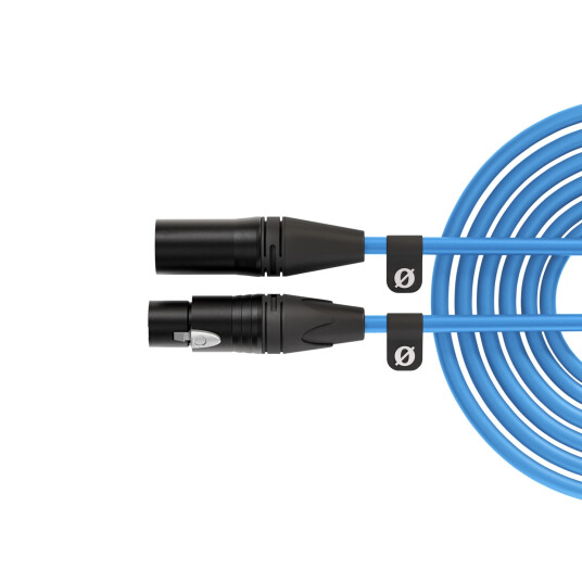 Røde XLR Kabel 6m Blå - Profesjonell Mikrofonkabel