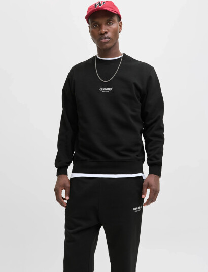 Jack & Jones Jjesoho Sweat Crew Neck Noos - Black - S